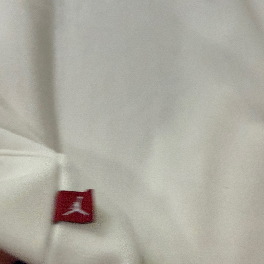 White basketball warm up jacket with Blue and Red Accents, number 23 - Picture 4 of 10